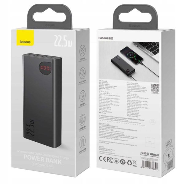 Baseus Adaman 22.5w 20000mAh Quick Charge Power Bank - Image 4