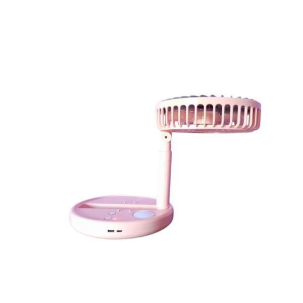 JYSUPER JY-2215 Folding Rechargeable Fan With LED Light – MultiColor - Image 4