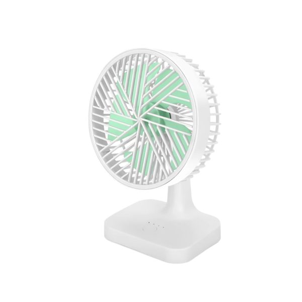 Rechargeable Mini Table Fan – Green