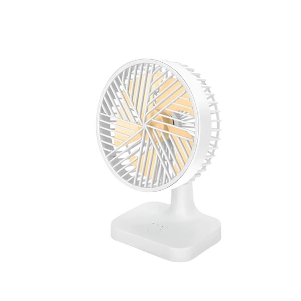 Rechargeable Mini Table Fan – Green - Image 2